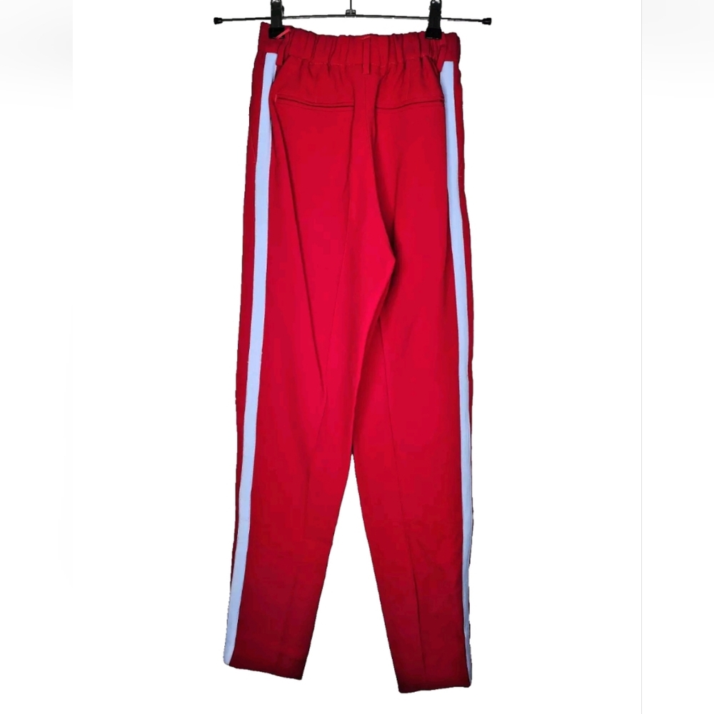 N°21 Inside Stripe Trousers In Red Size 38 - Picture 3 of 14